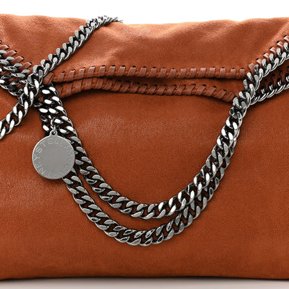 Stella McCartney Shaggy Deer Falabella Fold Over Tote Orange 8 of 10