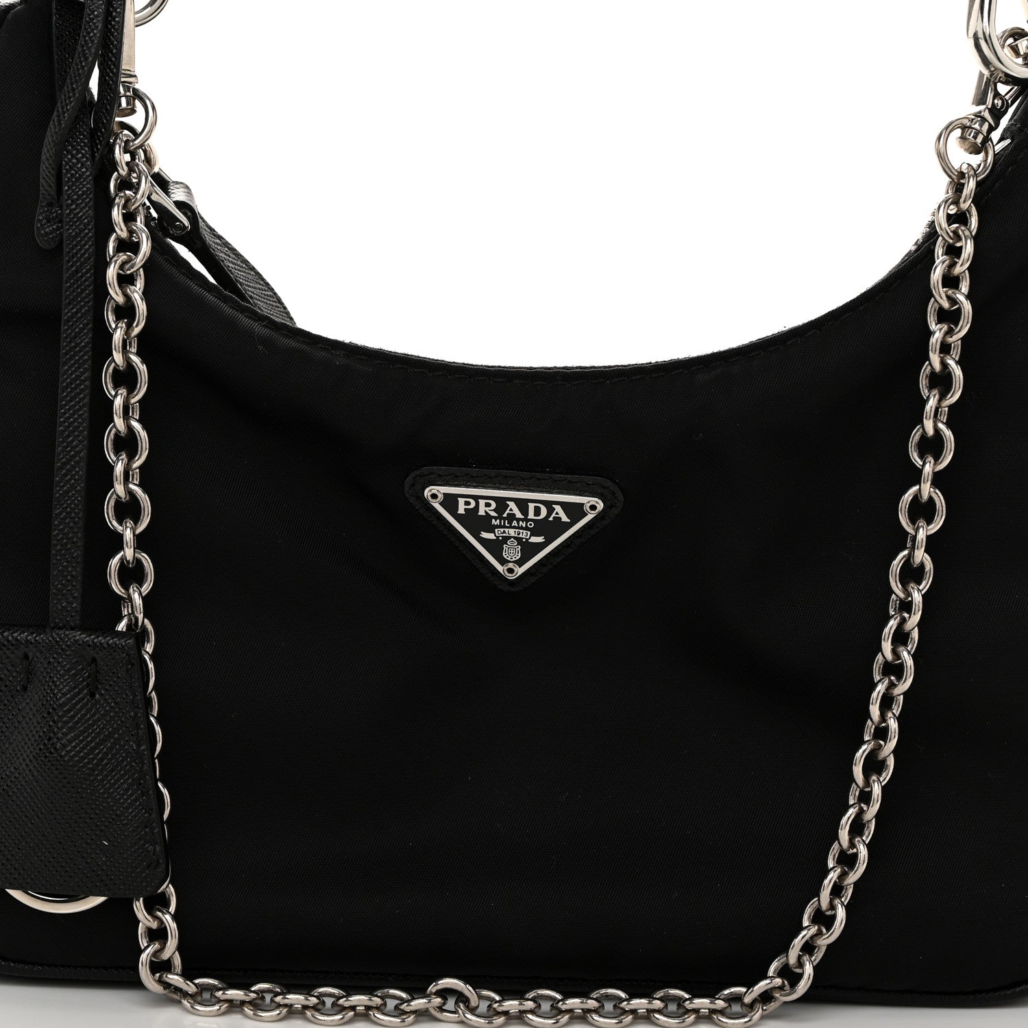 Prada Nylon Re-Edition 2005 Shoulder Bag Black 9 of 11