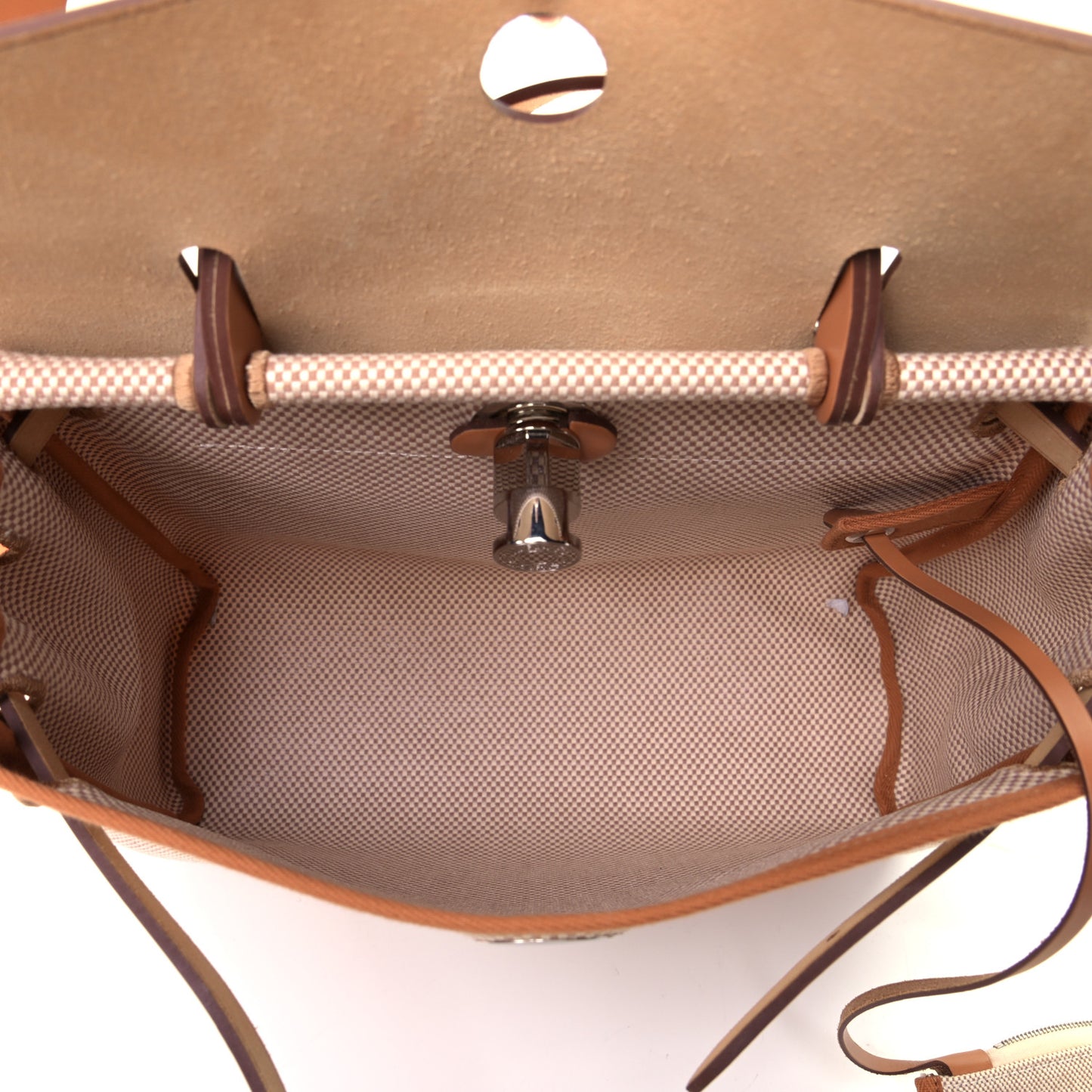 Vache Hunter Criss Viking Herbag Zip Retourne 31 PM Ecru Beige Naturel