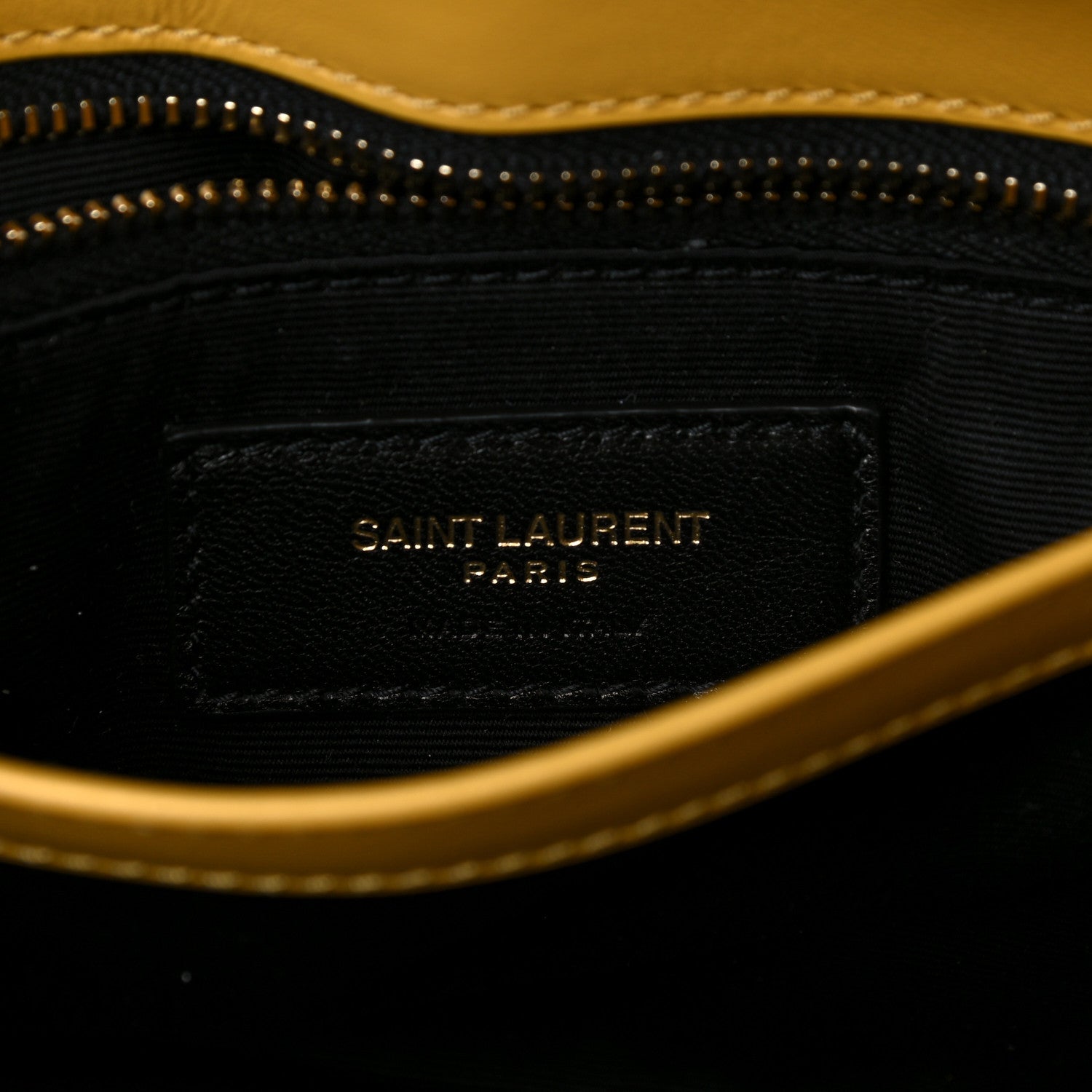 Saint Laurent Calfskin Y Quilted Monogram Toy Loulou Crossbody Bag Sunflower 6 of 11