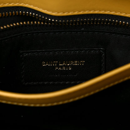Saint Laurent Calfskin Y Quilted Monogram Toy Loulou Crossbody Bag Sunflower 6 of 11