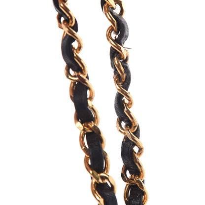 Chanel Lambskin Chain CC Medallion Belt Black Gold 7 of 9