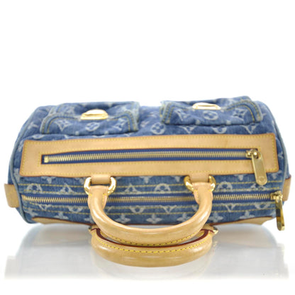 Louis Vuitton Monogram Denim Neo Speedy Blue 5 of 9