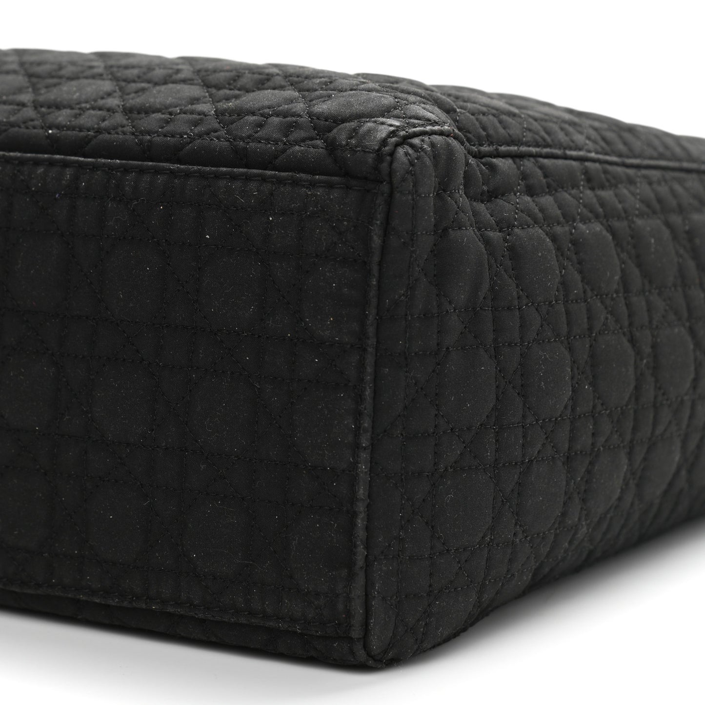Nylon Cannage Large Lady Dior Black