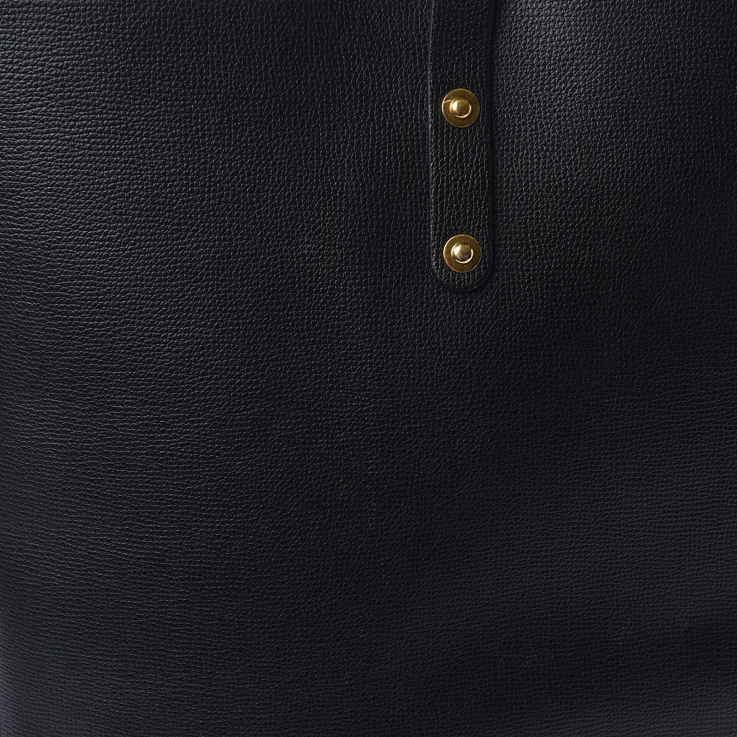 Calfskin Crest Embossed Large Tote Black