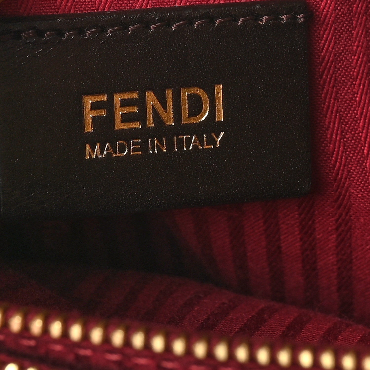 Fendi Vitello Elite Regular 2Jours Tote Amarena 6 of 10