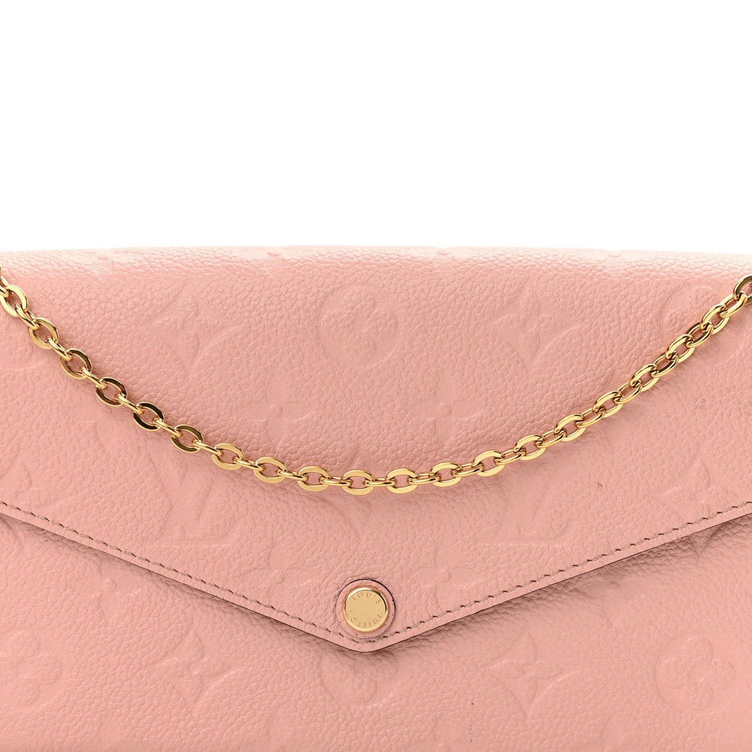 Louis Vuitton Empreinte Pochette Felicie Chain Wallet Rose Poudre 8 of 18