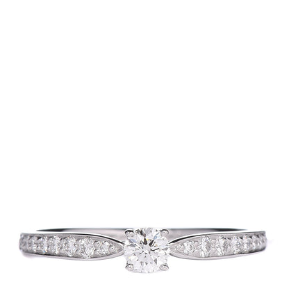 Tiffany Platinum Diamond .19ct Round Brilliant Harmony Engagement Ring 56 7.5 1 of 7
