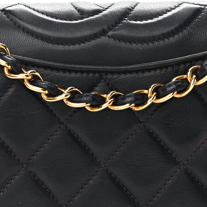 Chanel Lambskin Quilted Small Single Flap Bag Navy 8 of 11