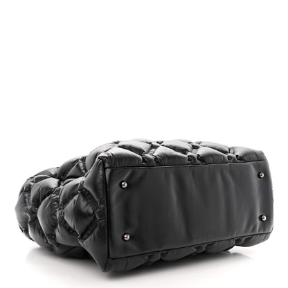 Chanel Calfskin Quilted Large Chesterfield Tote Black 4 of 10