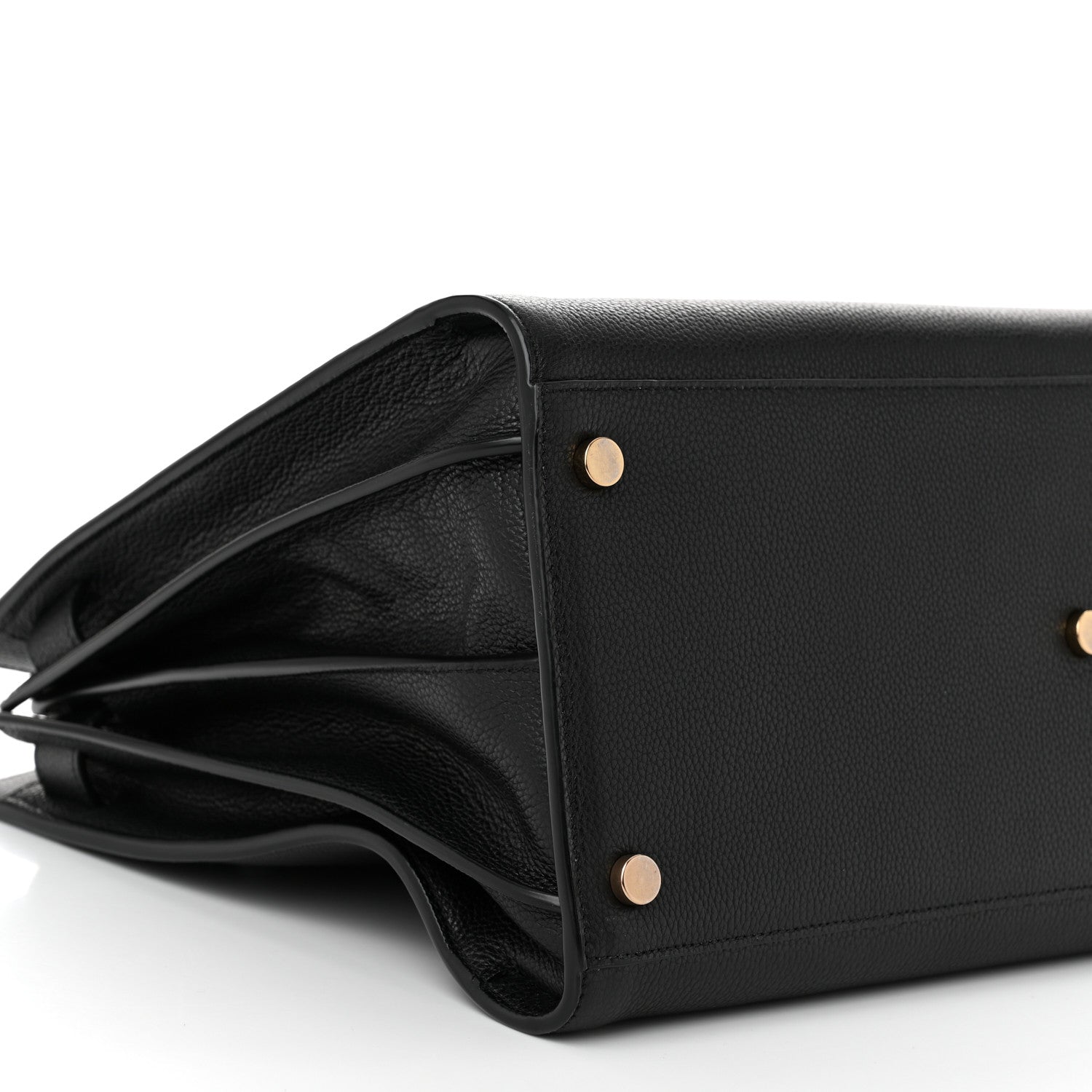 Saint Laurent Grained Calfskin Large Souple Sac De Jour Black 9 of 10