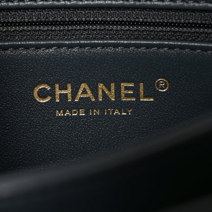 Chanel Lambskin Quilted Medium Trendy CC Flap Dual Handle Bag Dark Grey 6 of 10