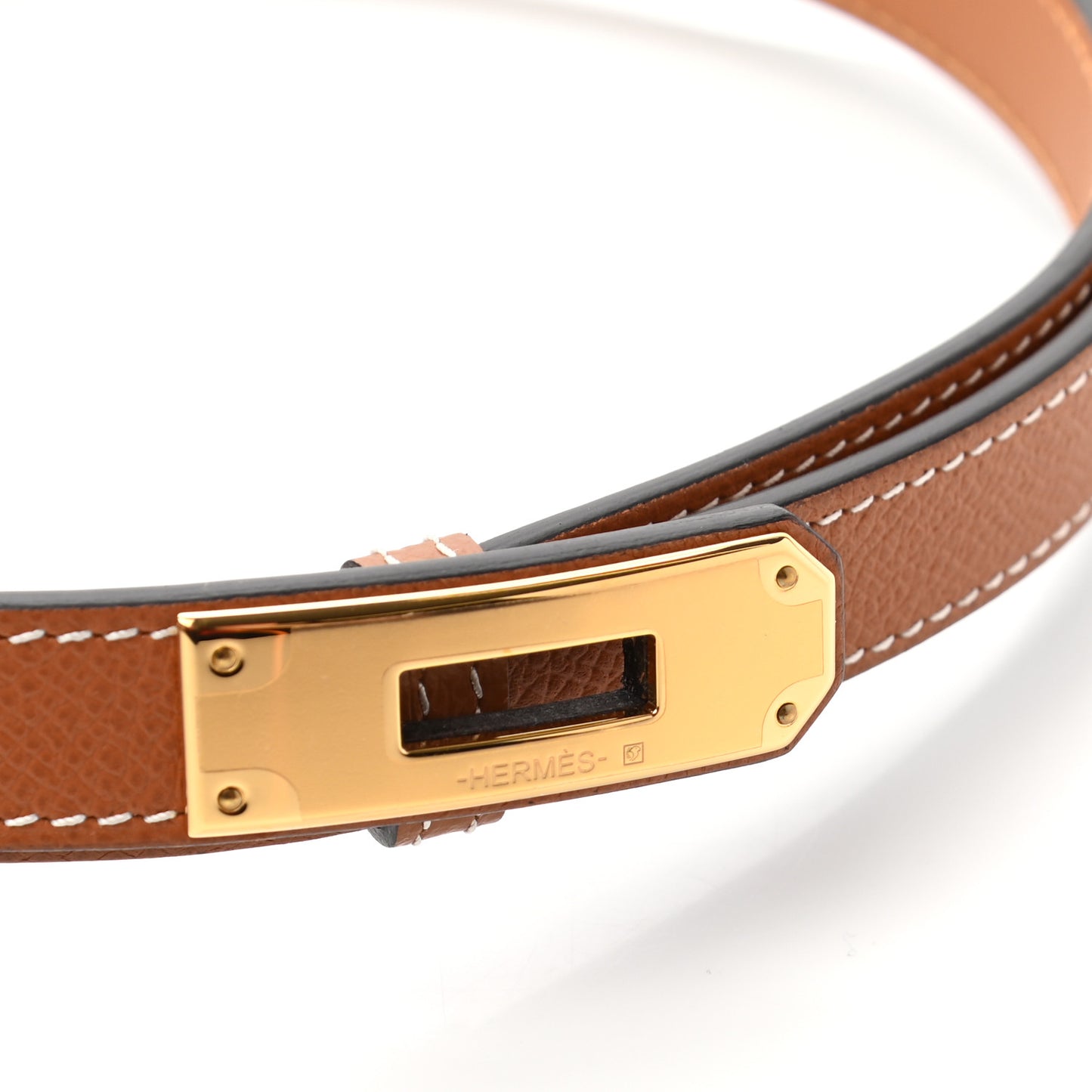Epsom Kelly Belt Gold