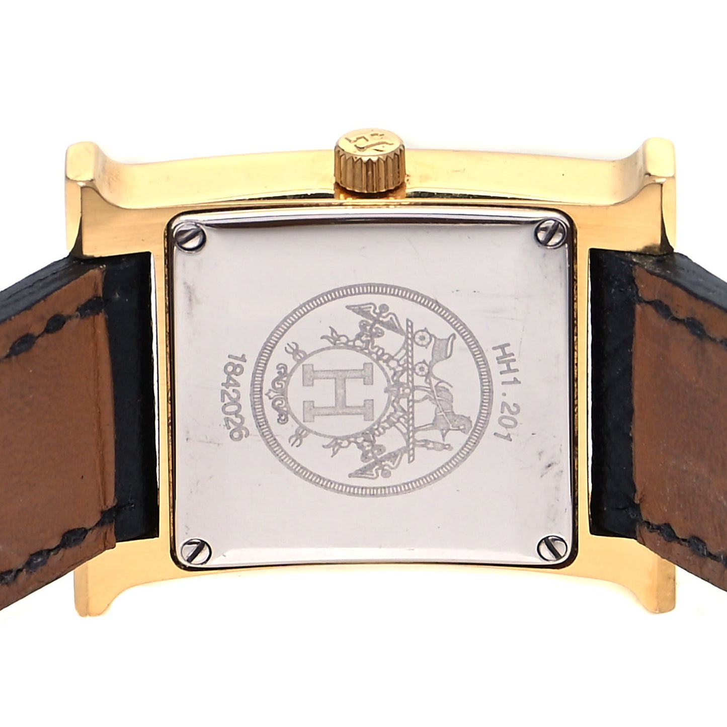 Stainless Steel Courchevel 21mm Heure H Hour Quartz Watch Noir