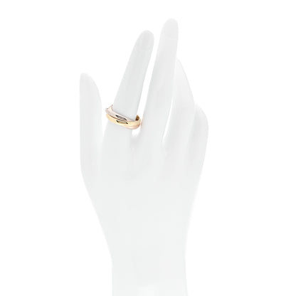 Cartier 18K Pink Yellow White Gold Small Trinity Ring 55 7.25 2 of 5