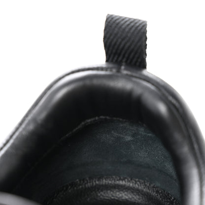 Hermes Goatskin Suede Goatskin Bouncing Sneakers 37.5 Black 10 of 12