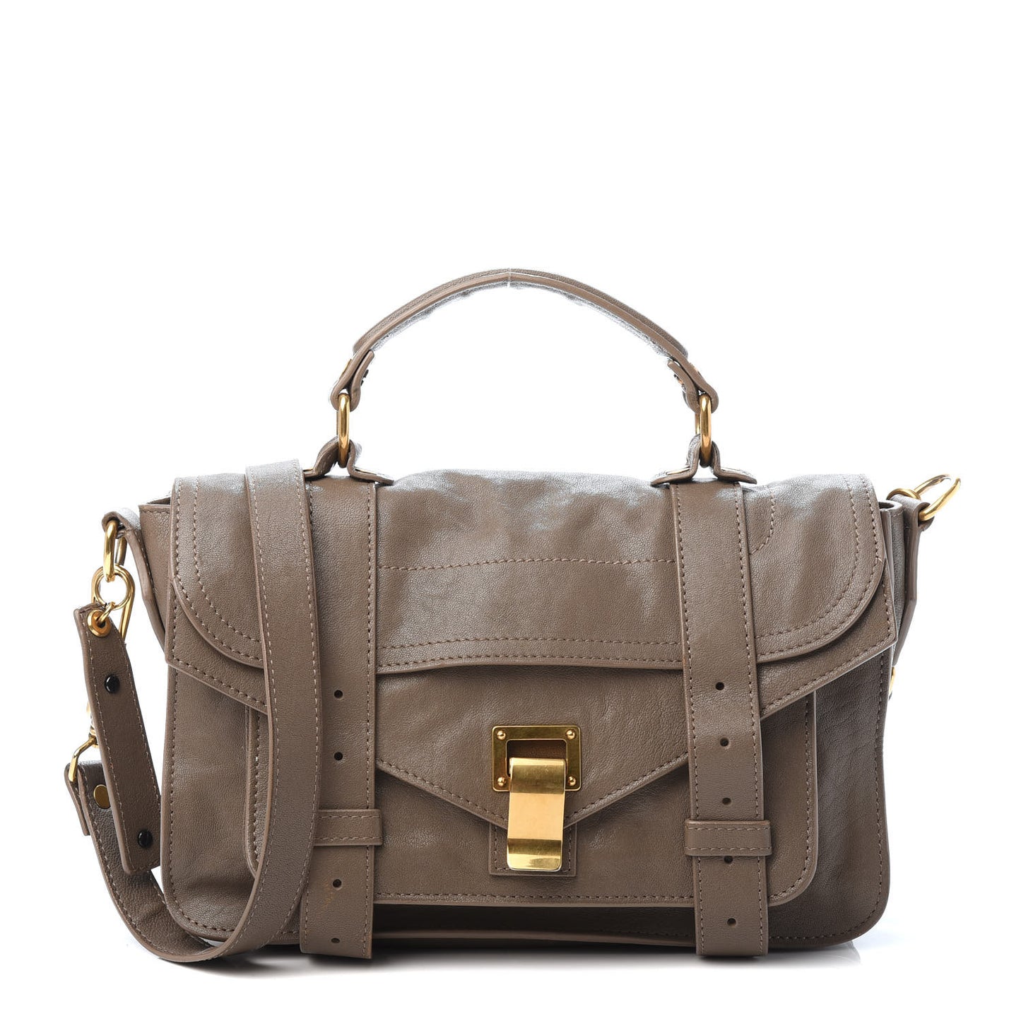 Lambskin Tiny PS1 Satchel Smoke