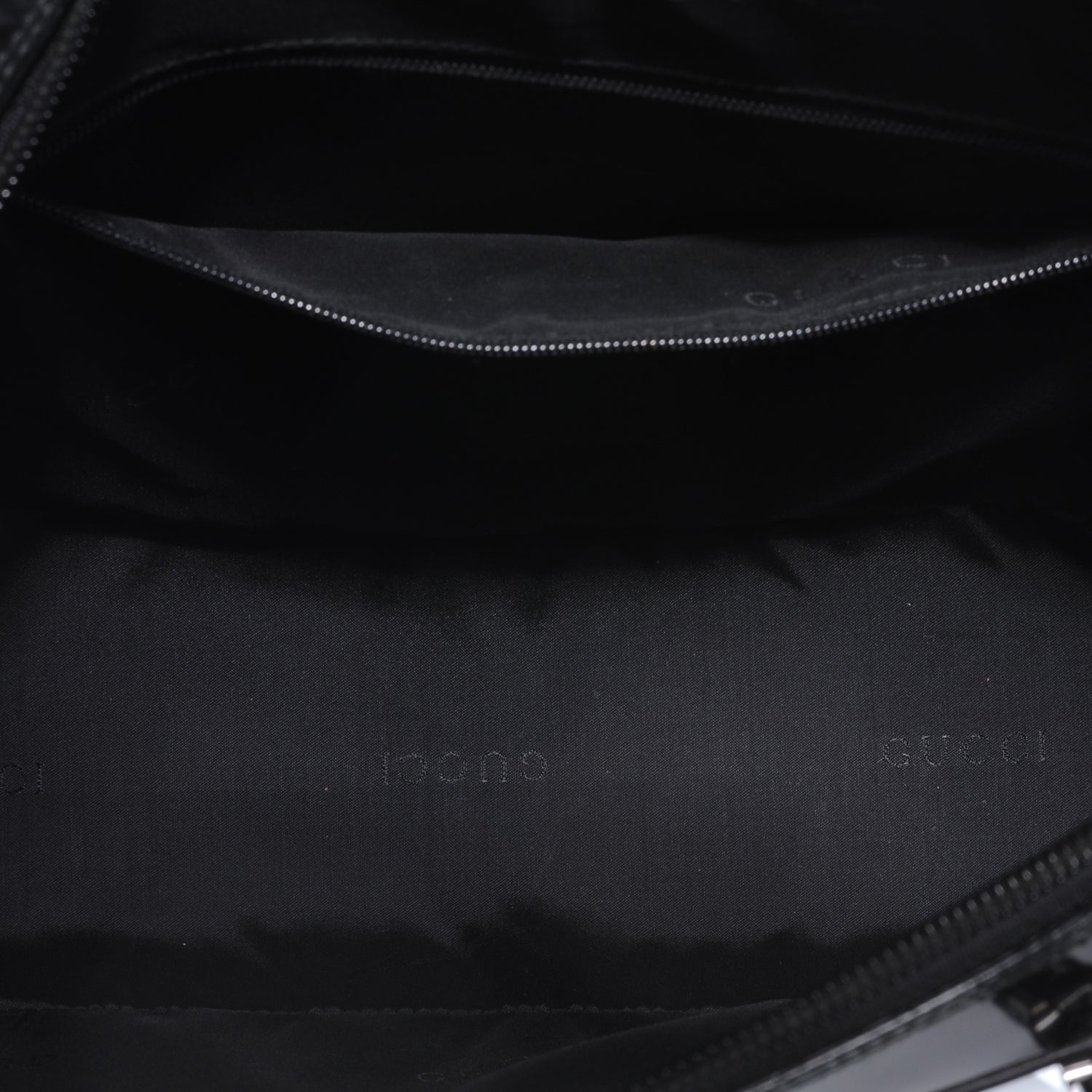 Gucci Patent Leather Bamboo Bag Black 6 of 8