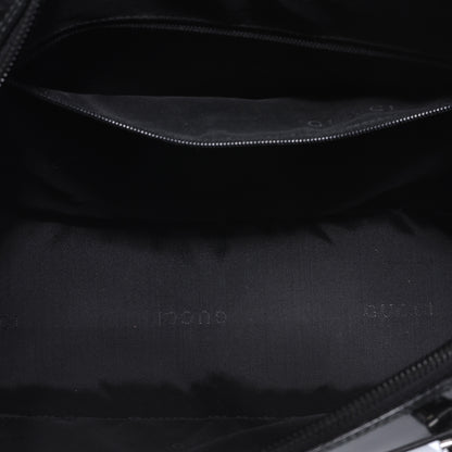 Gucci Patent Leather Bamboo Bag Black 6 of 8