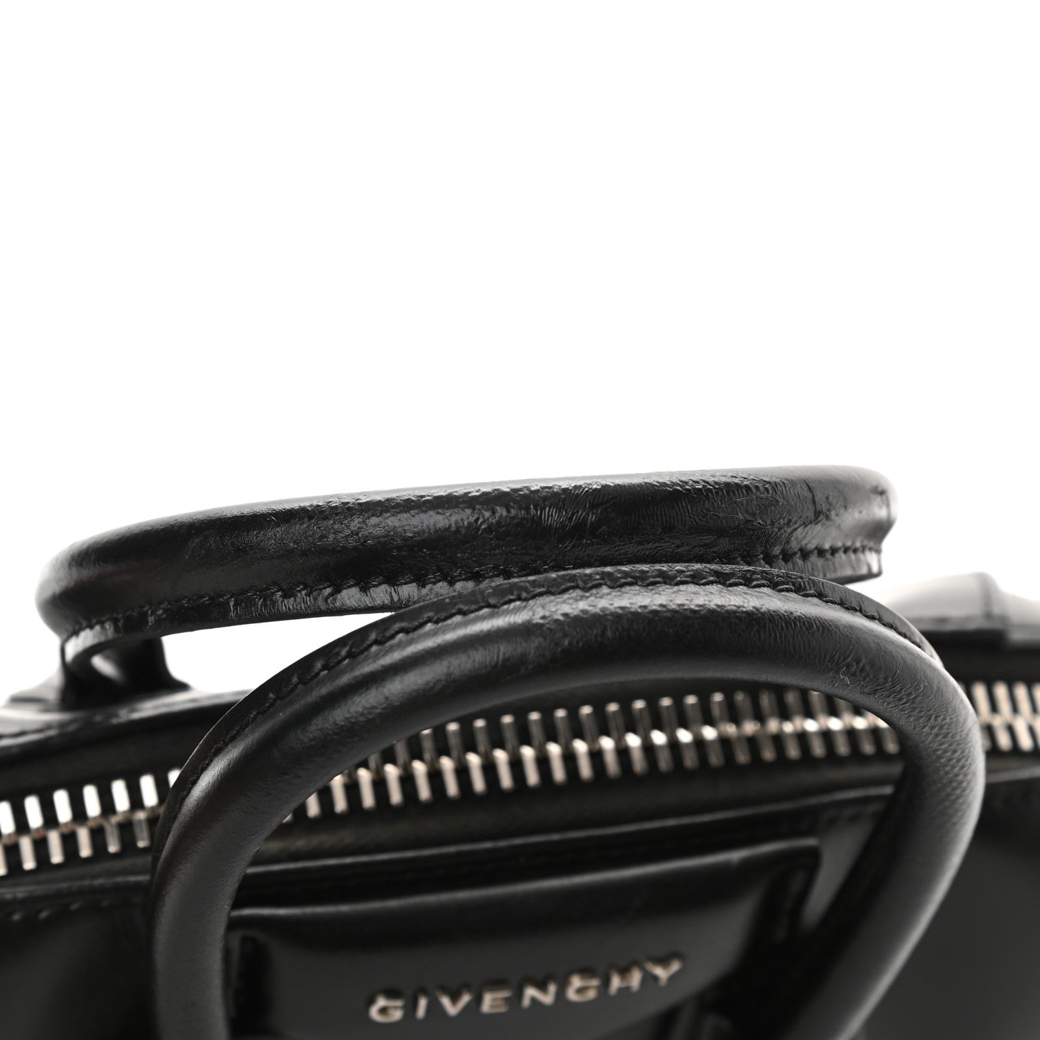 Givenchy Shiny Lord Calfskin Mini Antigona Black 11 of 12