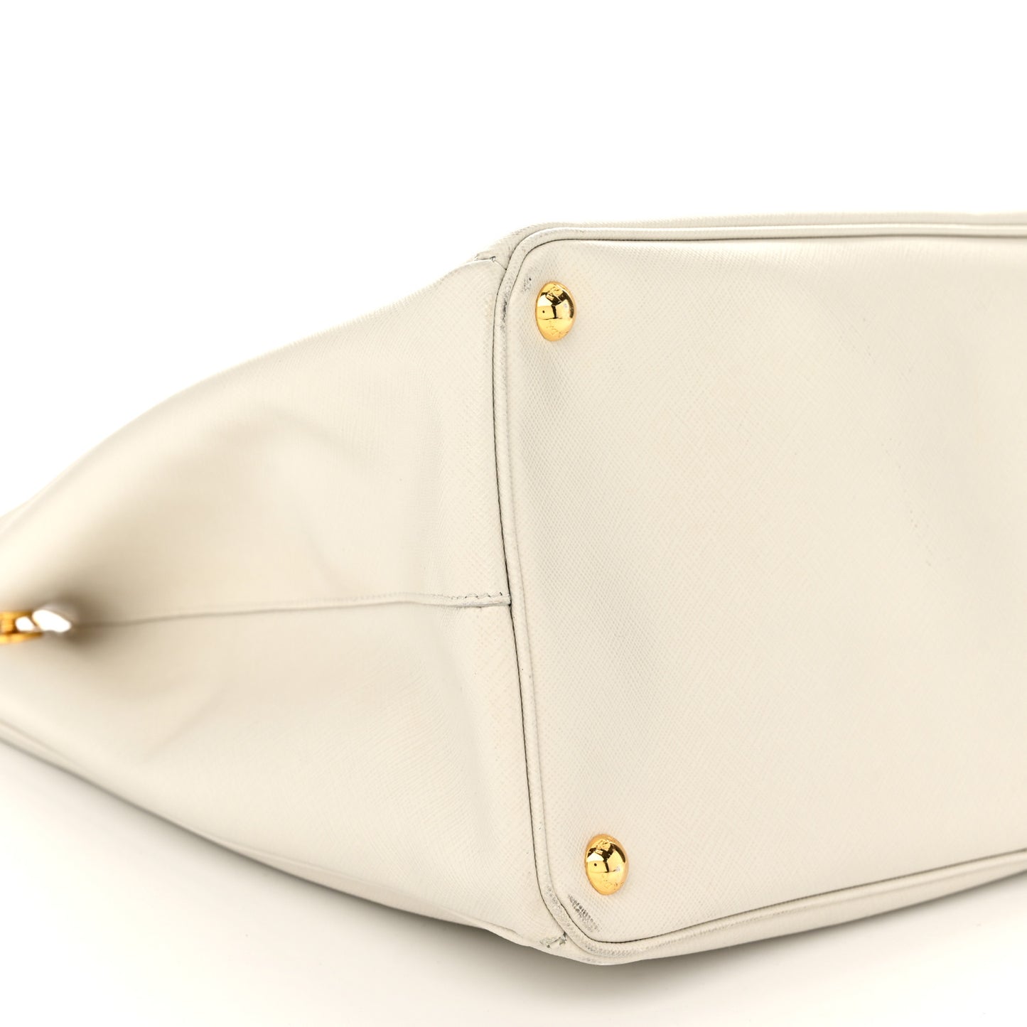 Saffiano Lux Extra Large Galleria Double Zip Tote Talco