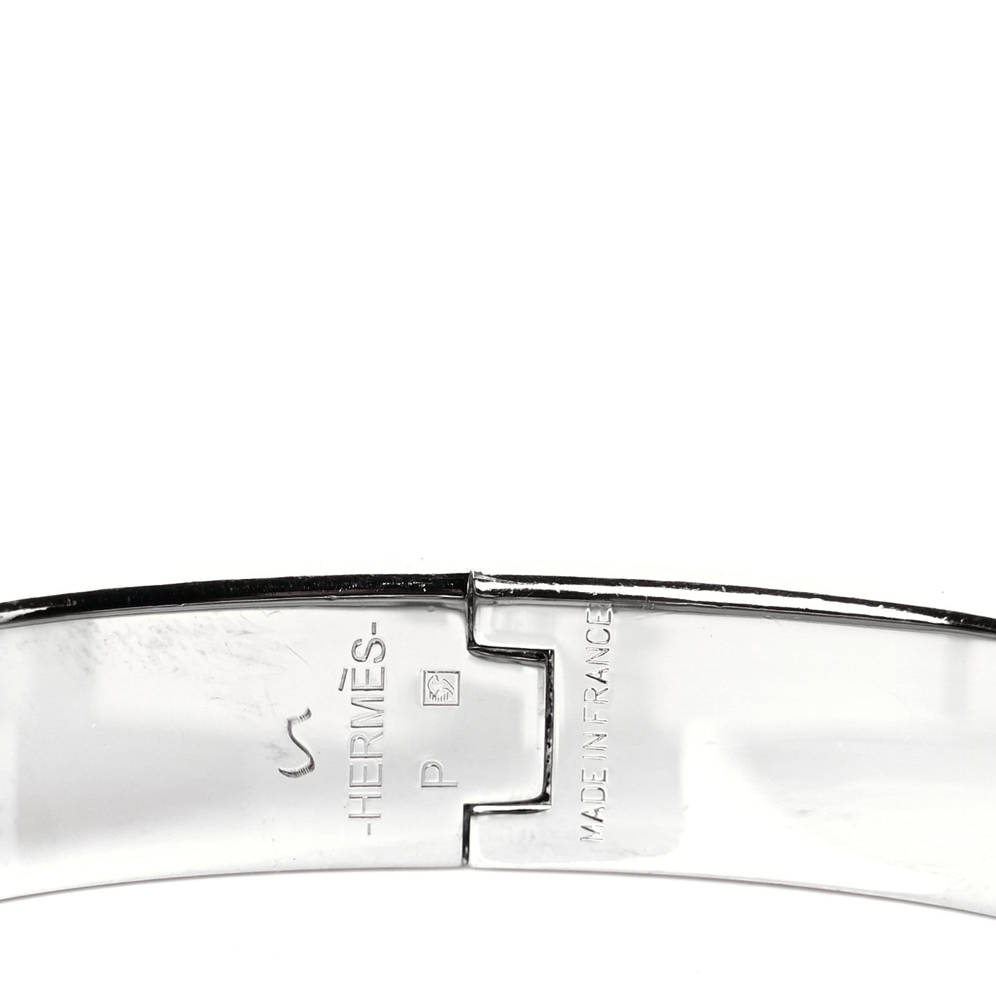Enamel Narrow Clic Clac H Bracelet PM Emeraude