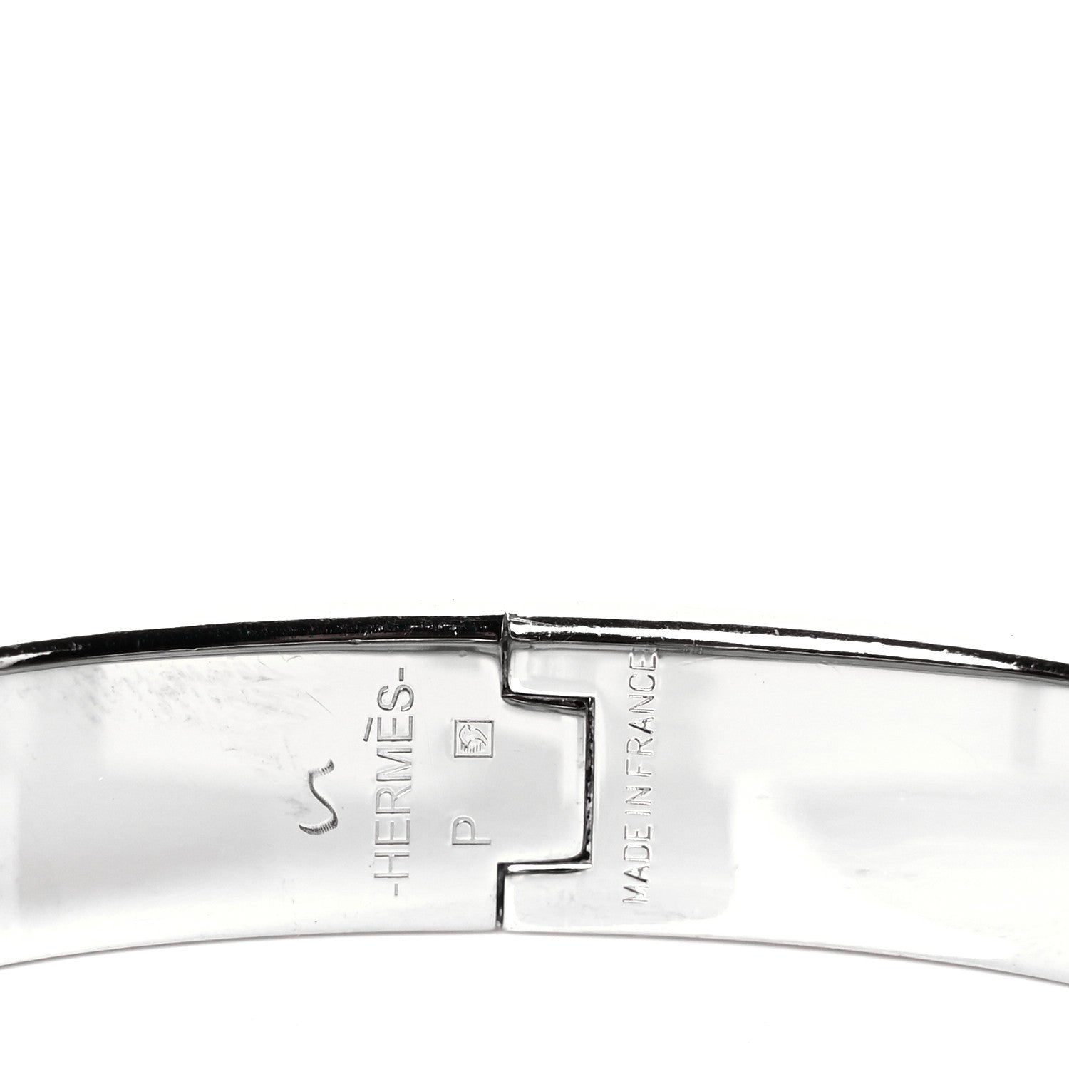 Hermes Enamel Narrow Clic Clac H Bracelet PM Emeraude 4 of 4