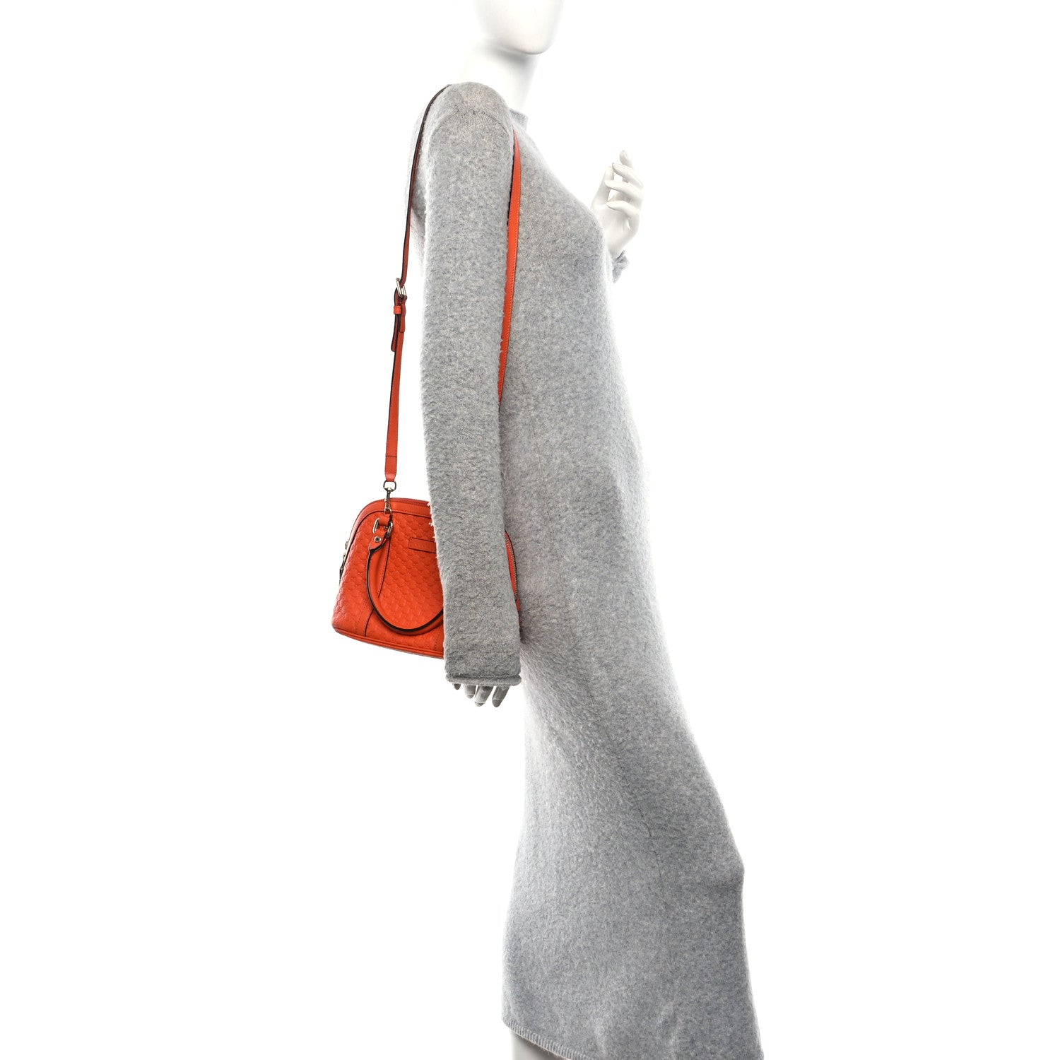 Gucci Microguccissima Mini Dome Bag Sun Orange 2 of 10