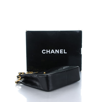 Chanel Lambskin Quilted Shoulder Bag Black 4 of 10
