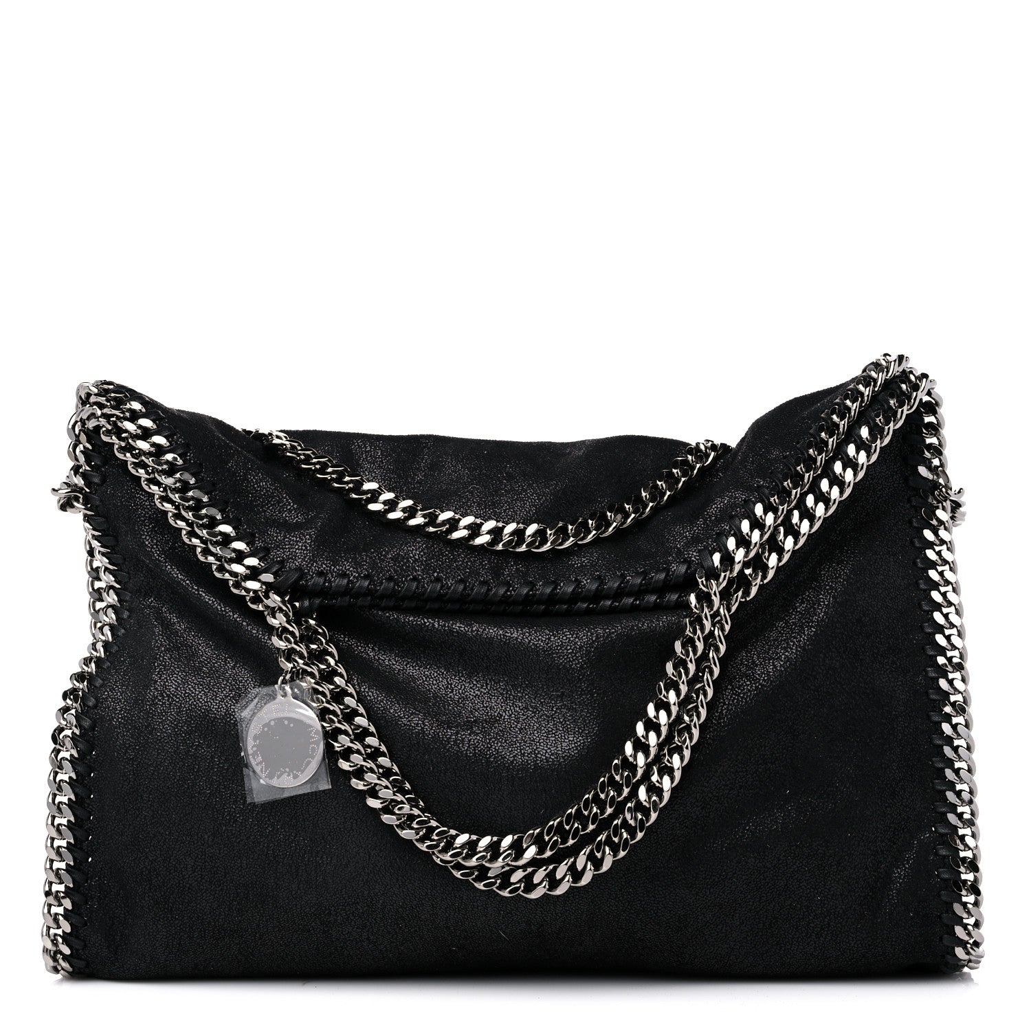 Stella McCartney Shaggy Deer Falabella Fold Over Tote Black 1 of 10