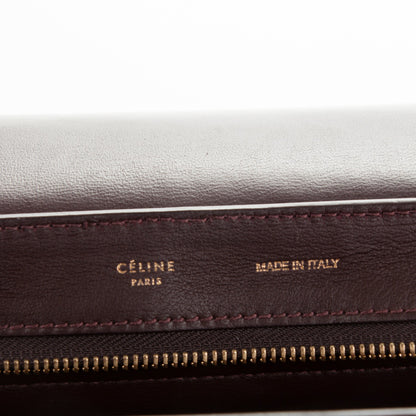 Celine Python Suede Medium Trapeze Khaki 7 of 9