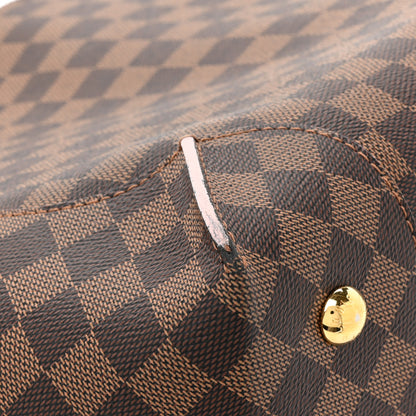 Louis Vuitton LOUIS VUITTON Damier Ebene Caissa Hobo Rose Ballerine 16 of 17