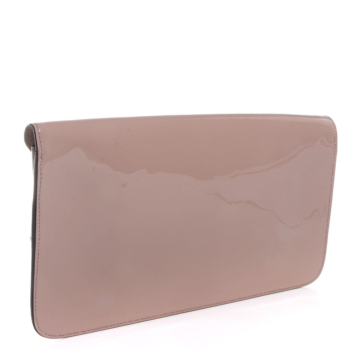 Gucci Patent Large Bright Bit Clutch Dark Cipria 3 of 7