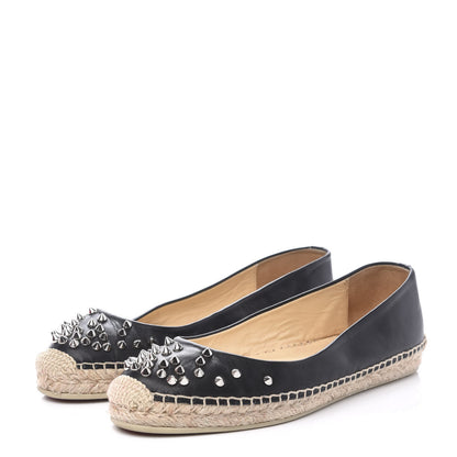 Christian Louboutin Nappa Aliochette Espadrilles 40 Black 3 of 8