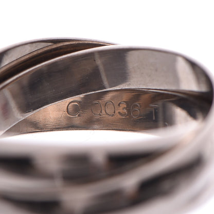 Cartier 18K White Gold Trinity Ring 49 4.75 3 of 6