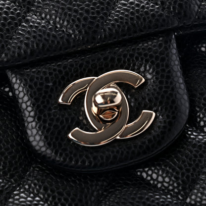 Chanel Caviar Quilted Flap Clutch Black 10 of 10
