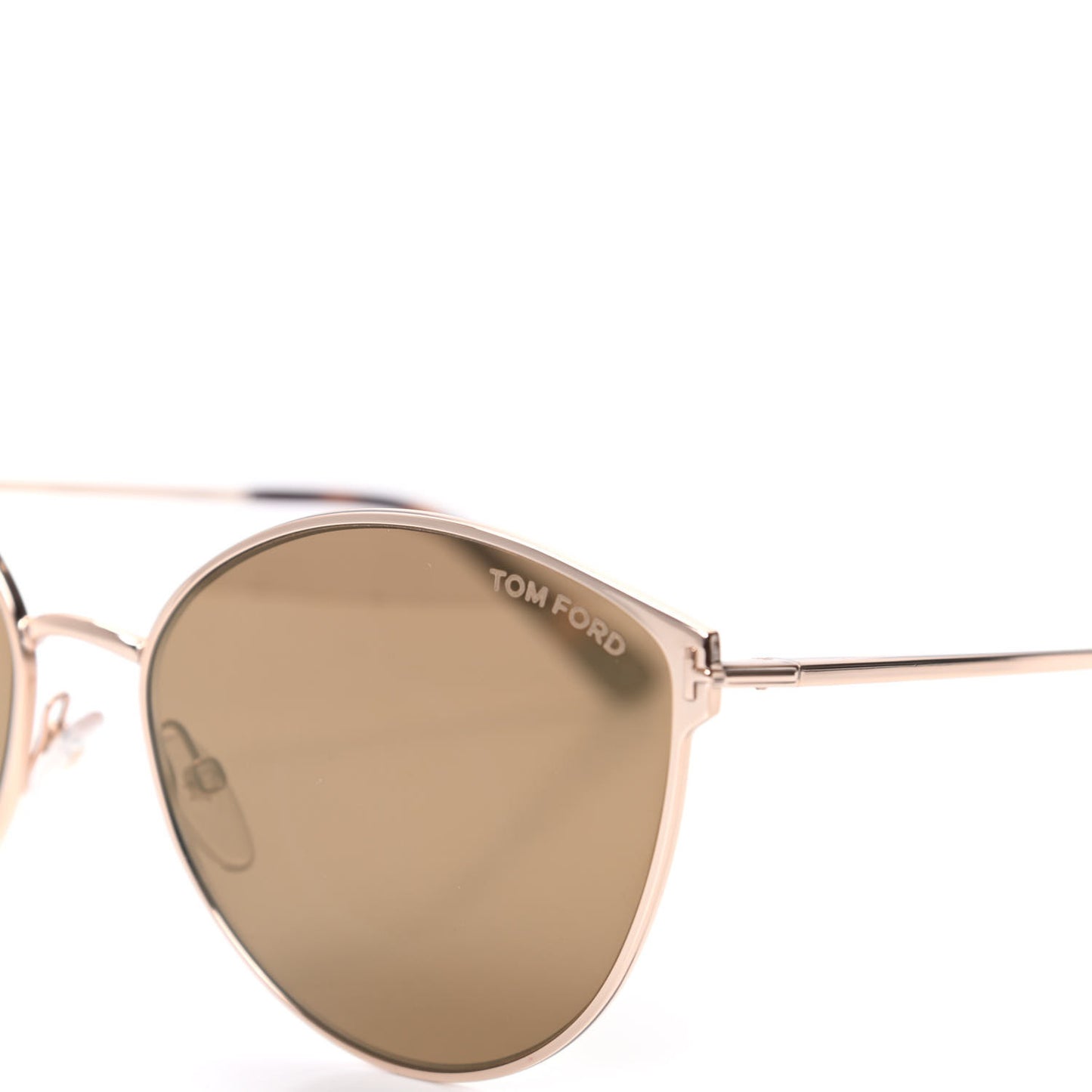 Metal Cat Eye Zeila Sunglasses TF654 Gold