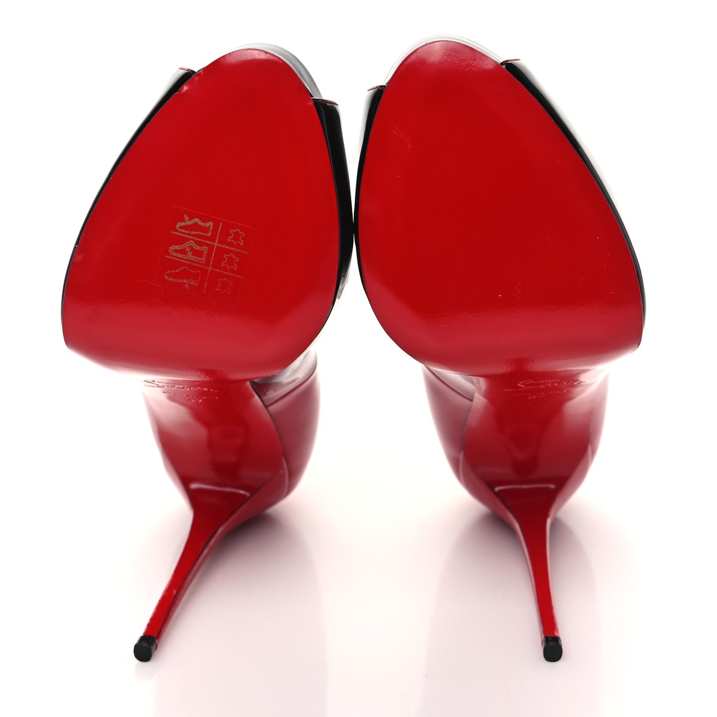 Patent Degrade New Very Prive 120 Pumps 37 Black Red