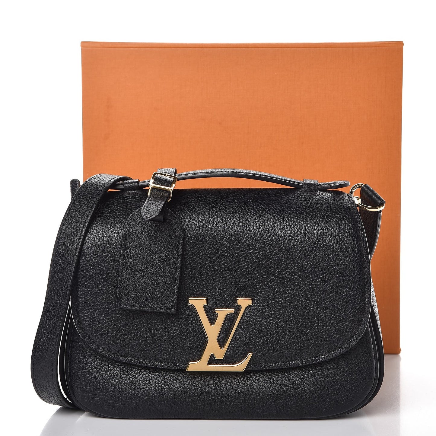 Grained Calfskin Vivienne NM Black