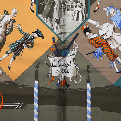 Hermes Silk Le Carnaval de Venise Scarf 90 5 of 9
