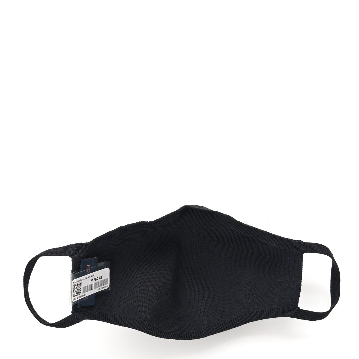 Louis Vuitton LV Initials Knit Face Mask Black 4 of 8