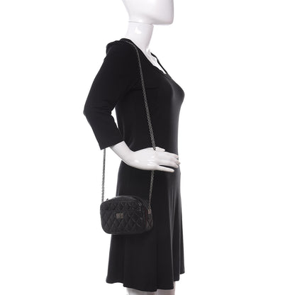 Chanel Aged Calfskin Quilted Mini Reissue Camera Case Black 2 of 10