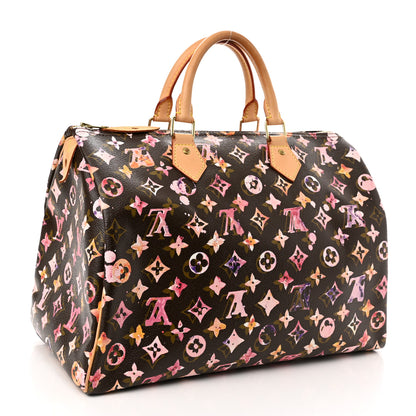 Louis Vuitton Watercolor Aquarelle Speedy 35 Brown 3 of 10