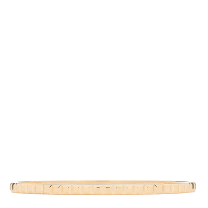 Boucheron 18K Yellow Gold Small Quatre Clou de Paris Bangle Bracelet 2 of 3