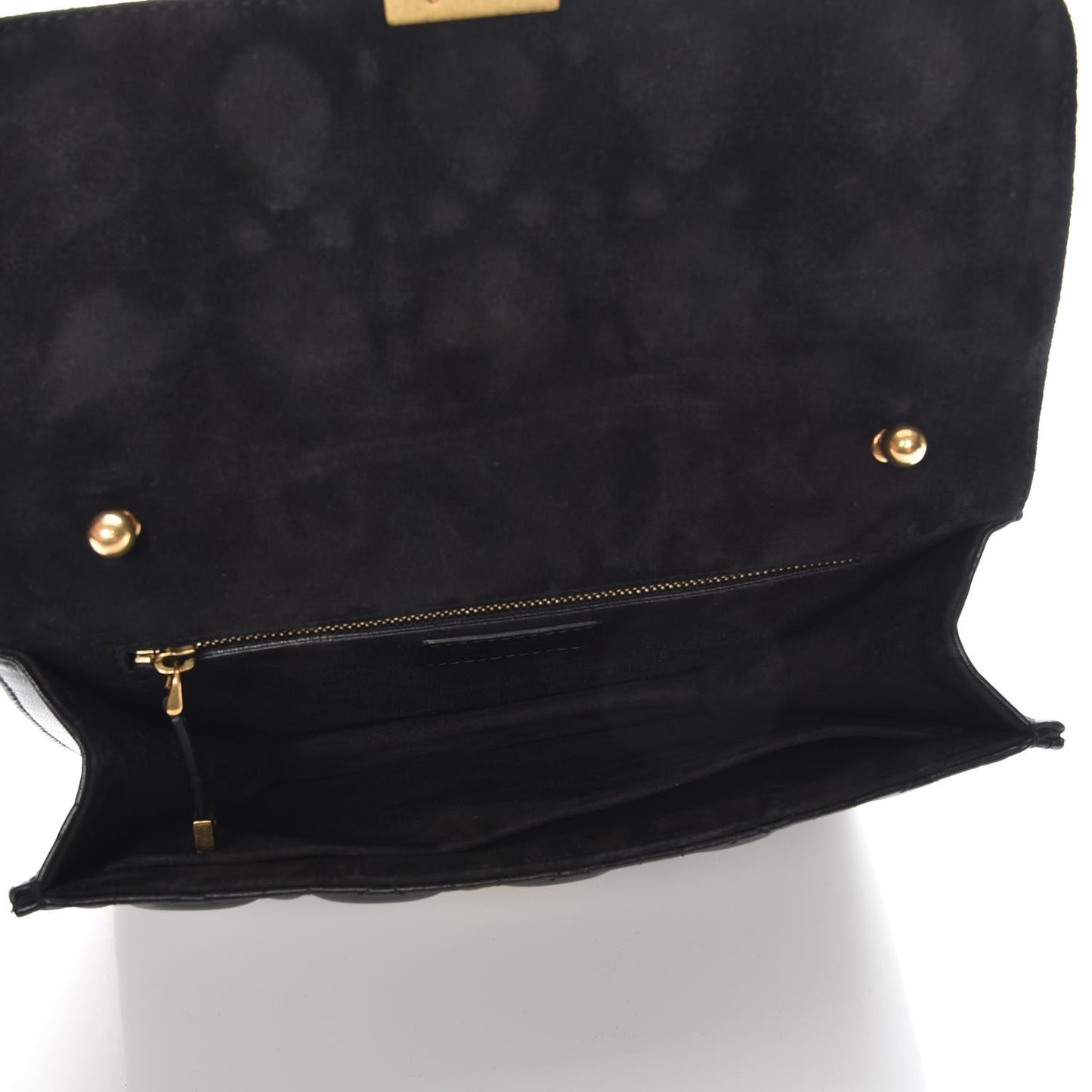 Lambskin Cannage Large Dioraddict Flap Bag Black
