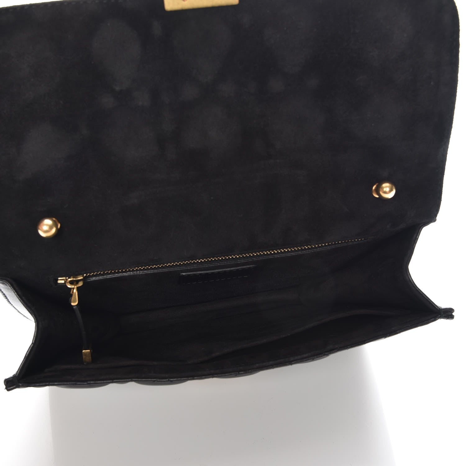 Christian Dior Lambskin Cannage Large Dioraddict Flap Bag Black 5 of 6