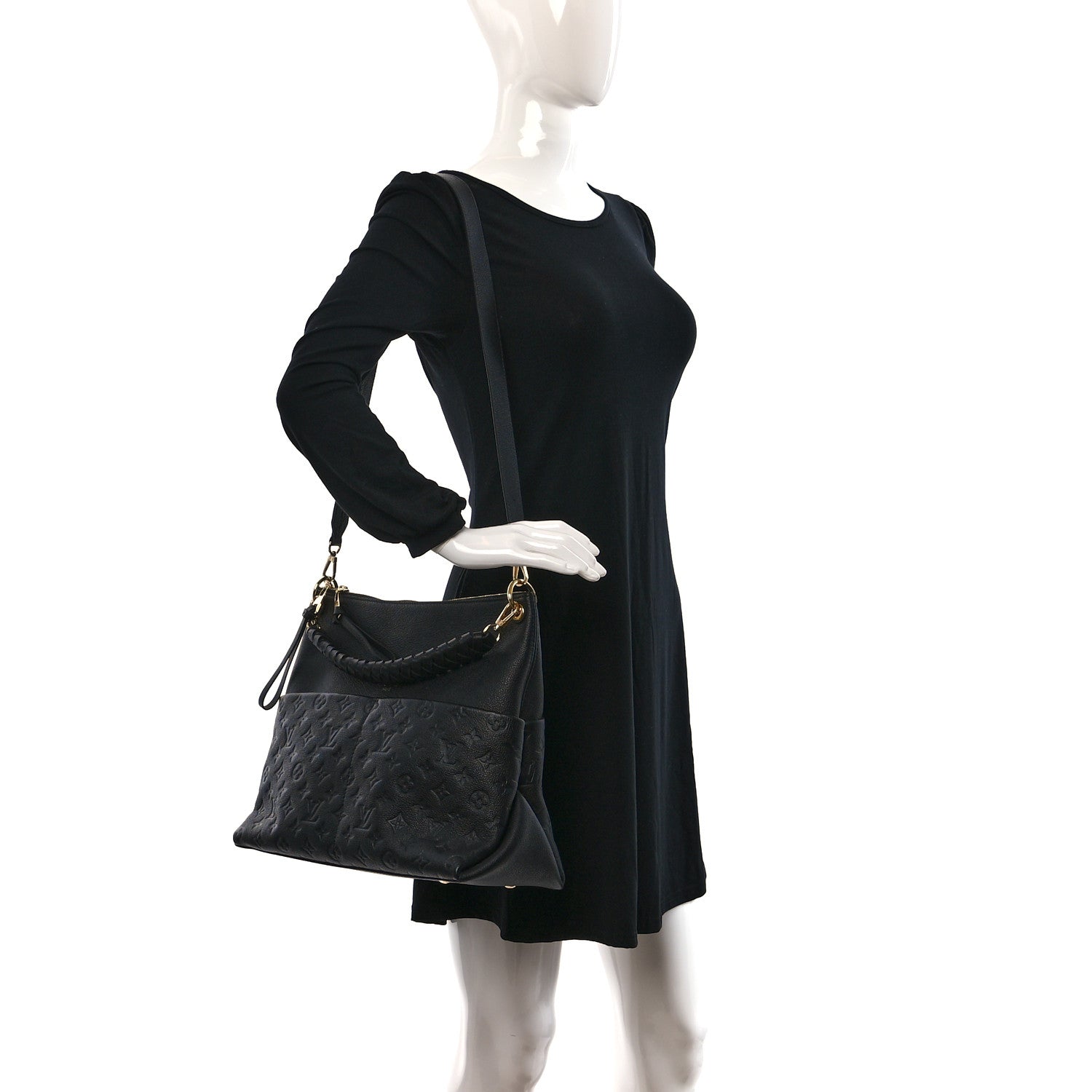 Louis Vuitton Empreinte Maida Hobo Black 2 of 8