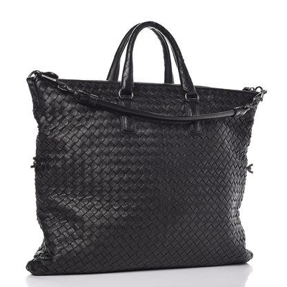 Bottega Veneta Nappa Intrecciato Medium Convertible Tote Black 2 of 19