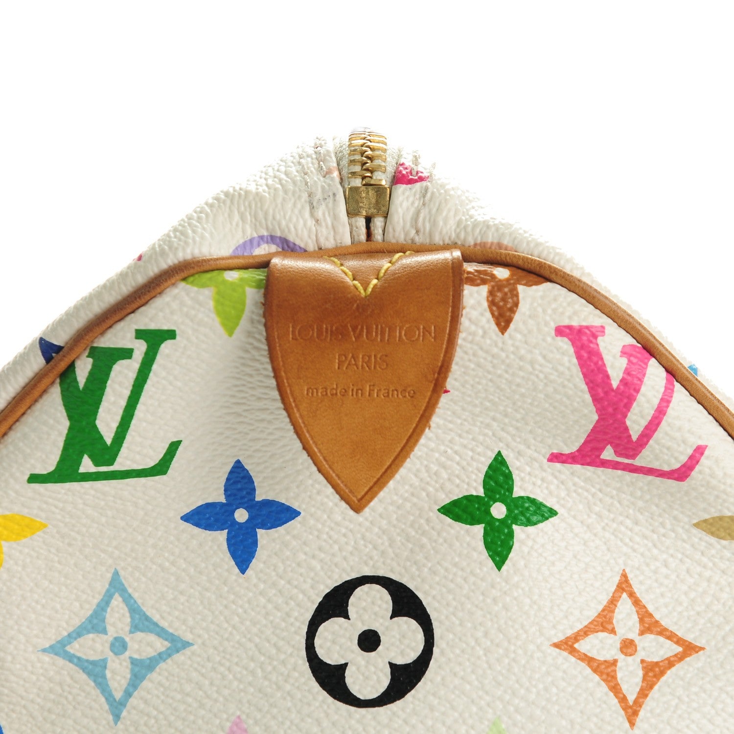 Louis Vuitton Monogram Multicolor Speedy 30 White 6 of 7