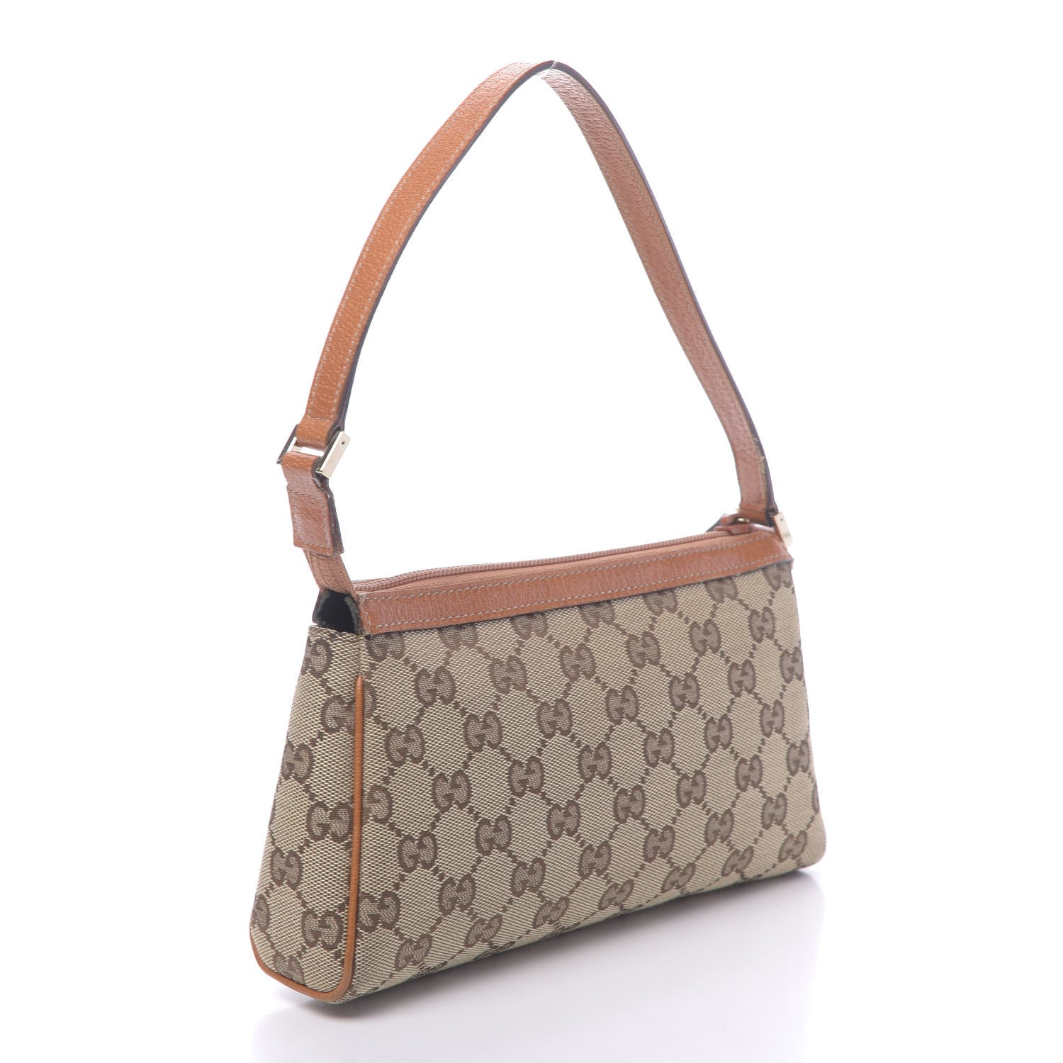 Gucci Monogram D Ring Cosmetic Case Light Brown 3 of 15